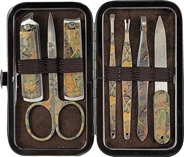 Picture of RIVER'S EDGE GIFTS MENS 7-PIECE MANICURE SET GREEN CAMO 282