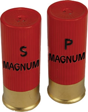 Picture of RIVER'S EDGE GIFTS EDGE SHOTSHELL SHAPED SALT & PEPPER SHAKERS 518