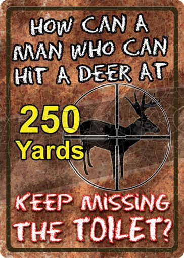 Picture of RIVER'S EDGE GIFTS SIGN 12"x17" "HOW CAN A MAN" 1597