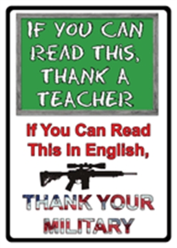 Picture of RIVERS EDGE TIN SIGN "IF YOU CAN READ THIS SIGN" 12"x17" 1511