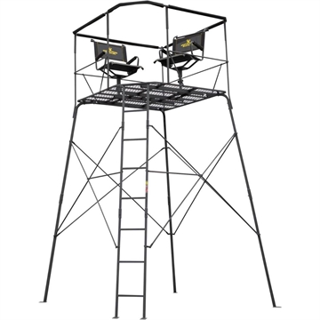 Picture of River's Edge Quad Pod Tower Stand 2-Man with Swivel Chairs RE401