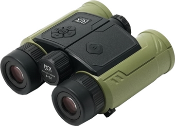 Picture of RIX Tactical MK-R3000, Laser Rangefinding Binocular, 8X Magnification, 32MM Objective, Digital Crosshair Reticle, Black and Green MK-R3000 MKR3000