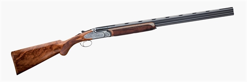 Picture of Rizzini USA 510128 Artemis Field Full Size 28 Gauge Break Open 3" 2rd 29" Gloss Blued Anodized Silver Engraved Steel Receiver, Fixed w/Prince of Whales Grip, Oiled Turkish Walnut Wood Stock 31012829