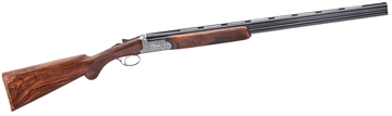 Picture of Rizzini USA Round Body EM Full Size 410 Gauge Break Action 2rd 29" Vent Rib Barrel, Coin Anodized Silver Receiver, Fixed w/Prince of Whales Grip Grade III Turkish Walnut Stock 410141029