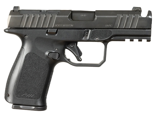 Picture of ROST MARTIN RM1C HGA 9MM 4 IN BBL OPTIC READY W CT TRACE RED DOT BLACK 1/15RD 1/17RD MAG RM1CBLKOSPCOMPCT RM1CBLKOSP(COMP)CT