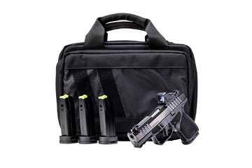 Picture of Rost Martin RM1S Comp Handgun Bundle 9mm Luger 10rd Magazines(4) 4" Barrel Black Viridian Red Dot Pistol Ca Compliant RM1SBLKOSP10CA(COMP)-P