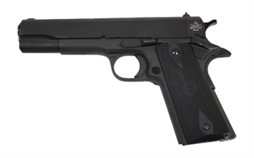 Picture of Armscor GI Entry, Semi-automatic, 1911, Full Size, 45ACP, 5" Barrel, Rubber Grips, Manual Safety, Parkerized Finish, Black, 8 Rounds, 1 Magazine 56424