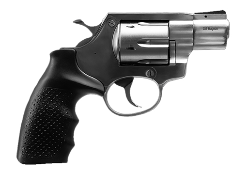 Picture of Rock Island AL3.1 Medium Frame 357 Mag 6 Shot, 2" Stainless Full Shroud Barrel, Cylinder & Frame, Black Finger Grooved Rubber Grip, Transfer Bar Safety, Exposed Hammer 3520S