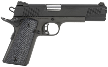 Picture of Rock Island M1911-A1 Standard FS 45 ACP 8+1 5" Barrel, Black Parkerized Steel Frame w/Beavertail, Parkerized Serrated Slide, Black/Gray G10 Grip, Grip Safety 51511