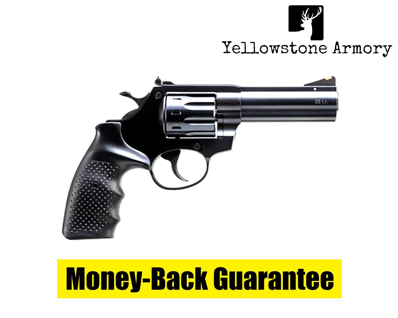 Rock Island AL22 Standard Revolver 22 LR 4 in. Blued Rubber Grip 9 AL22B-img-0