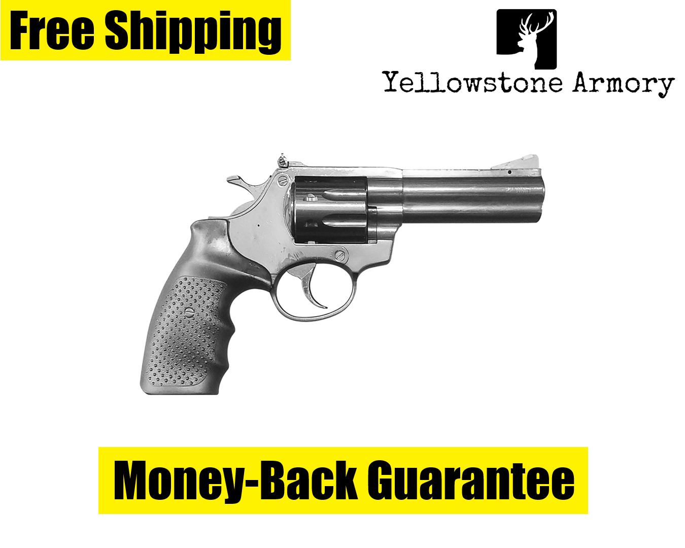 Rock Island AL22M Standard Revolver 22 mag 4 in. Blued Rubber Grip AL22MB-img-0