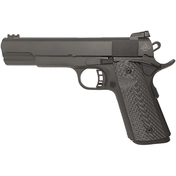 Picture of Armscor Rock Ultra FS Combo, 1911, Semi-automatic, Metal Frame Pistol, Full Size, 9MM, 5" Barrel, Steel, Parkerized Finish, Black, G10 Grips, Adjustable Sights, 10 Rounds, 1 Magazine, Drop-in 22TCM9R Accessory Barrel 56636