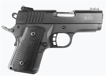 Picture of Rock Island BBR Compact 45 ACP 10+1, 3.10" Black Steel Barrel, Black Parkerized Serrated Slide, Black Parkerized Steel Frame w/Beavertail, Black G10 Grip 51577