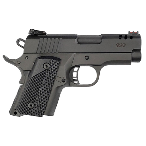 Picture of Rock Island BBR Compact 9mm Luger 10+1., 3.10" Black Steel Barrel, Black Parkerized Serrated Steel Slide, Black Parkerized Steel Frame w/Beavertail, Black G10 Grip 56639