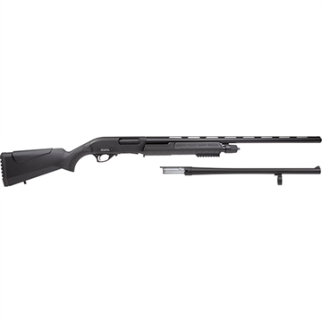 Picture of Rock Island Armory Combo Field/Security Shotgun 12ga 3" Chamber 5rd Magazine 18.5" and 28" Barrel Black PA12C1828-B PA12C1828B
