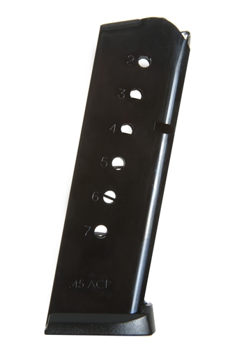 Picture of Rock Island Armory ACT-MAG Magazine for Compact 1911 .45ACP Blued Steel 7/rd BULK 54172