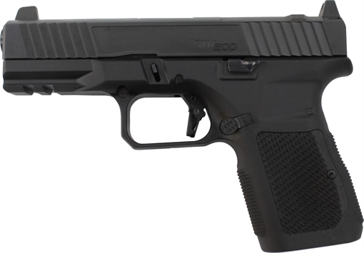 Picture of Armscor STK200, Semi-automatic, Striker Fired, Full Size, Aluminum Frame Pistol, 9MM, 4" Barrel, PECVD Finish, Black, G10 Grip, Fixed Sights, 17 Rounds, 2 Magazines 56621