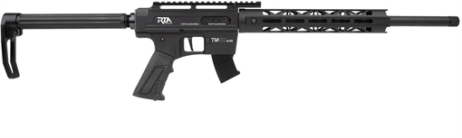 Picture of Rock Island TM22 22 LR Caliber with 10+1 Capacity, 18" Barrel, Black Anodized Metal Finish & Fixed Black Anodized Synthetic Stock, Right Hand Ambidextrous Hand (Compact) TM22A18