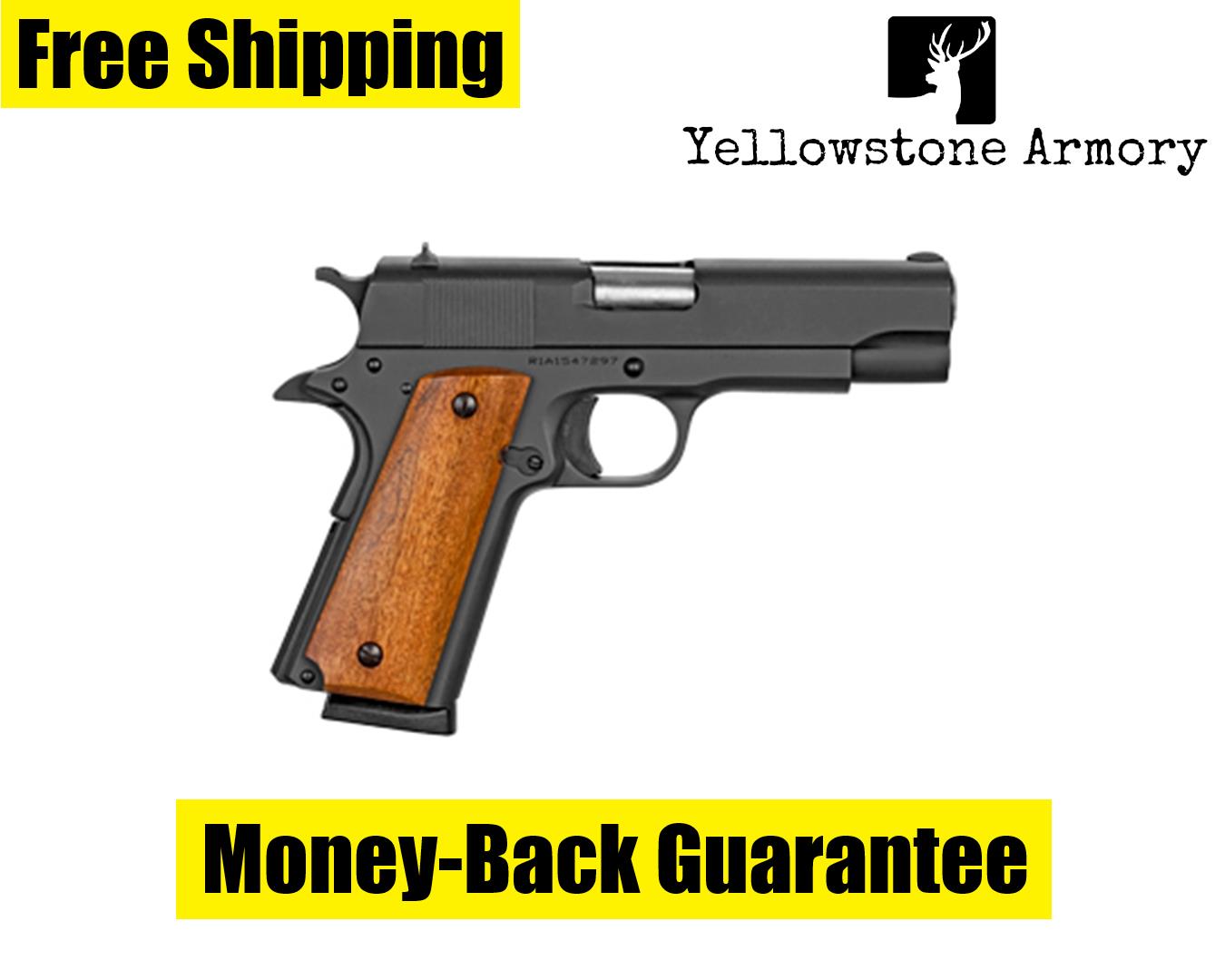 Rock Island GI Standard MS 1911 Pistol 45 ACP 4.2 in. Black 51417-img-0