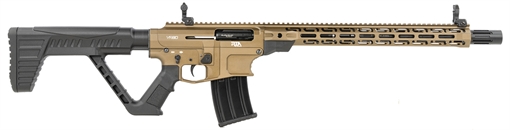 Picture of Rock Island VR80 12 Gauge 5+1 3" 20" Barrel, Exclusive Burnt Bronze Cerakote Finish, 7075-T6 Aluminum Receiver, Flip Up Front & Rear Sights, Synthetic Thumbhole Stock, Manual Safety VR80BURNT