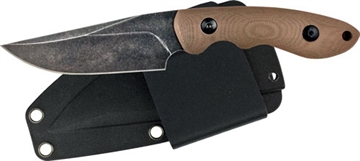 Picture of ABKT Elite Shadow Predator Fixed Knife 3-1/2" Drop Point Blade Brown AB004T