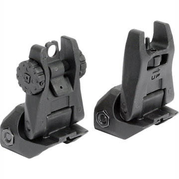 Picture of Rock River Arms NSP Flip-Up Sight Set Black Front and Rear AR0169USET