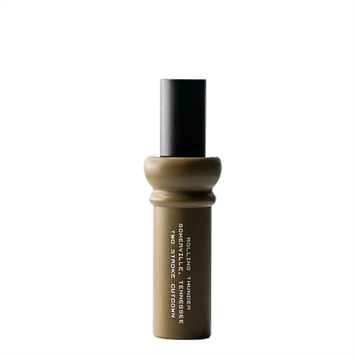 Picture of Rolling Thunder Game Call Two Stroke Double Reed Cutdown Attracts Ducks Dark Tan/Black Acrylic DC212DTN