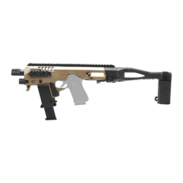 Picture of Roni Corporation Micro Roni Gen 4X Conversion Kit for Glock 17/19/19X/22/23/25/31/32/45 FDE MR4X-G1719-FDE