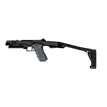 Picture of Roni Corporation Nano Roni Glock 17/19/19X/22/23/25/31/32/45 Gen 3-5 Black with Brace NR-G1719-STAB-BLK