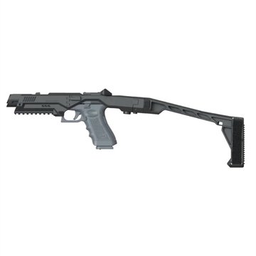 Picture of Roni Corporation Nano Roni Ultra-Compact Handgun Conversion Kit Glock 17/19/45 SBR Model with Stock Black NR-G1719-BLK