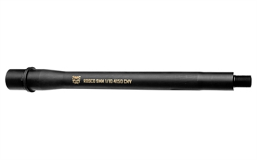 Picture of Rosco Manufacturing M4, Barrel, 9MM, 10.5", Fits AR-9, Nitride Finish, Black BL-105-M4-9MM-10
