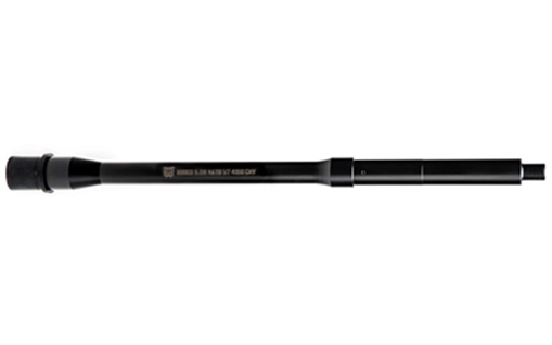 Picture of Rosco Manufacturing M4, Barrel, 556NATO, 14.5", Mid Length Gas System, Fits AR-15, Nitride Finish, Black BL-145-GVT-556-7-M