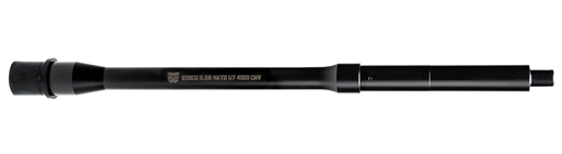 Picture of Rosco Manufacturing M4, Barrel, 556NATO, 16", Mid Length Gas System, Fits AR-15, Nitride Finish, Black BL-16-GVT-556-7-M