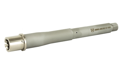 Picture of Rosco Manufacturing Purebred, Barrel, 300BLK, 8.2", Fits AR-15, Pistol Length Gas System, Bead Blasted Finish, Silver PB-82-HB-300BLK-7-P