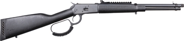 Picture of Rossi R92, Lever Action Rifle, 357 Magnum, 16.5" Round Threaded Barrel, Matte Finish, Sniper Gray, Coated Wood Furniture, Adjustable Sights, Picatinny Optics Rail, 8 Rounds 9235716G3-TB