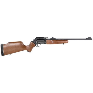 Picture of Rossi Circuit Judge, Double Action/Single Action, 410 Gauge, 45 Long Colt, 18.5" Barrel, Matte Finish, Black, Wood Stock, Adjustable Sights, 5 Rounds SCJ4510K