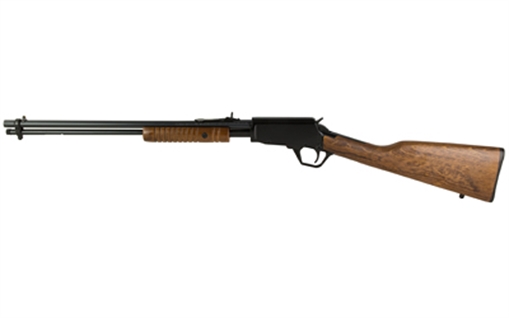Picture of Rossi Rossi Gallery, Pump Action Rifle, 22 WMR, 20" Barrel, Matte Finish, Matte Finish, Black, Wood Stock, Adjustable Sights, 12 Rounds RP22W201WD