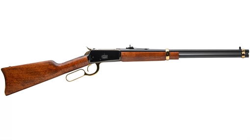 Picture of Rossi R92 Gold Rifle - Black | .357 Mag | 20" Barrel | 10rd | Brazilian Hardwood Stock & Forend 923572013-GLD 923572013GLD