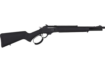 Picture of Rossi R95 Trapper 444 Marlin 5+1 16.50" Black Oxide Threaded Barrel, Black Oxide Picatinny Rail Alloy Steel Receiver, Fixed Black Polymer Stock 950444161TB