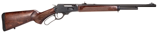 Picture of Rossi R95, Lever Action Rifle, 45-70 Government, 22" Barrel, Black Oxide Finish, Black, Buckhorn Rear Sight, Drift Adjustable Front Sight, Walnut Stock, 6 Round 954570221 754908343102