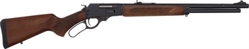 Picture of Rossi R95 Classic, Lever Action Rifle, 444 Marlin, 20" Barrel, Oxide Finish, Black, Buckhorn Rear Sights, Drift Adjustable Front Sight, Wood Stock, 6 Round 950444201 754908344604