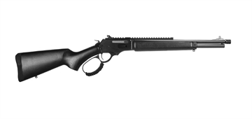 Picture of Rossi R95, Tripple Black, Lever Action Rifle, 45-70 Government, 16.5" Threaded Barrel, 5/8X24, Cerakote Finish, Black, Ghost Ring Sight, Picatinny Rail, Medium Loop, 5 Rounds 954570161TB
