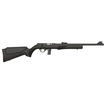 Picture of Rossi RB22 Full Size 22 LR 10+1, 18" Matte Black Button Rifled Free Floating Steel Barrel, Matte Black Stainless Steel Receiver, Black Monte Carlo Stock, Right Hand RB22L1811