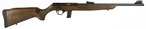 Picture of Rossi RB22 Full Size 22 LR 10+1 18" Matte Black Steel Barrel, Dovetail Base Steel Receiver, Hardwood Monte Carlo Stock RB22L1811WD