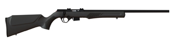 Picture of Rossi RB17 Full Size 17 HMR 5+1, 21" Matte Black Button Rifled Free Floating Steel Barrel, Matte Black Stainless Steel Receiver, Black Fixed Monte Carlo Stock, Right Hand RB17H2111