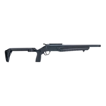 Picture of Rossi LWC 300 Blackout Single Shot 16.50" Black Oxide Threaded Barrel, Black Picatinny Rail Alloy Steel Receiver, Folding Black Polymer Stock LWC300B-BKFS