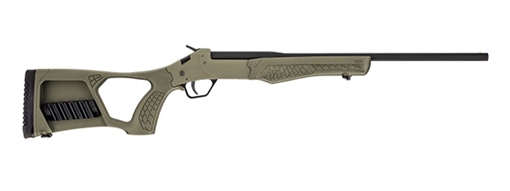 Picture of Rossi SSP1OD Tuffy Single Shot Youth 410 Gauge Break Open 3" 1rd 18.50" Matte Black Barrel, Matte Black Steel Receiver, OD Green Thumbhole Stock w/Shell Holder, Right Hand SSP1-OD