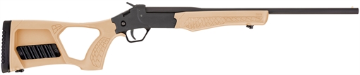 Picture of Rossi SSP1TAN Tuffy Single Shot Youth 410 Gauge Break Open 3" 1rd 18.50" Matte Black Barrel, Matte Black Steel Receiver, Tan Synthetic Thumbhole Stock w/Shell Holder, Right Hand SSP1-TAN