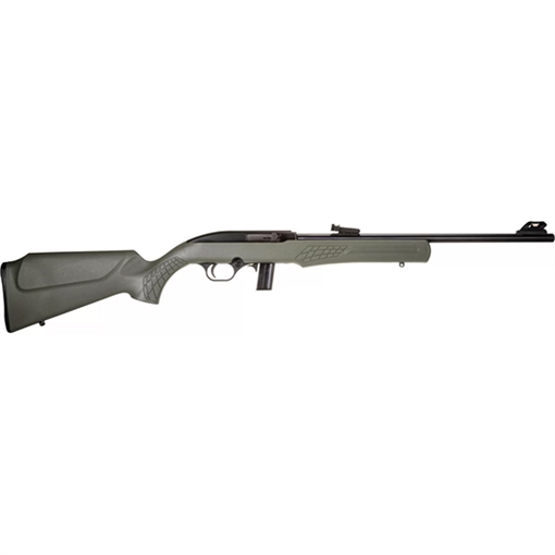 Picture of Rossi RS22 Semi-Auto 22 LR Caliber with 10+1 Capacity, 18" Barrel, Matte Black Metal Finish & Monte Carlo OD Green Synthetic Stock Right Hand (Full Size) RS22L1811OD