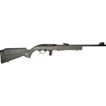 Picture of Rossi RS22 Semi-Auto 22 LR Caliber with 10+1 Capacity, 18" Barrel, Matte Black Metal Finish & Monte Carlo OD Green Synthetic Stock Right Hand (Full Size) RS22L1811OD